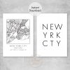 New York Print set