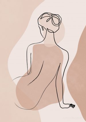Abstract Female Print