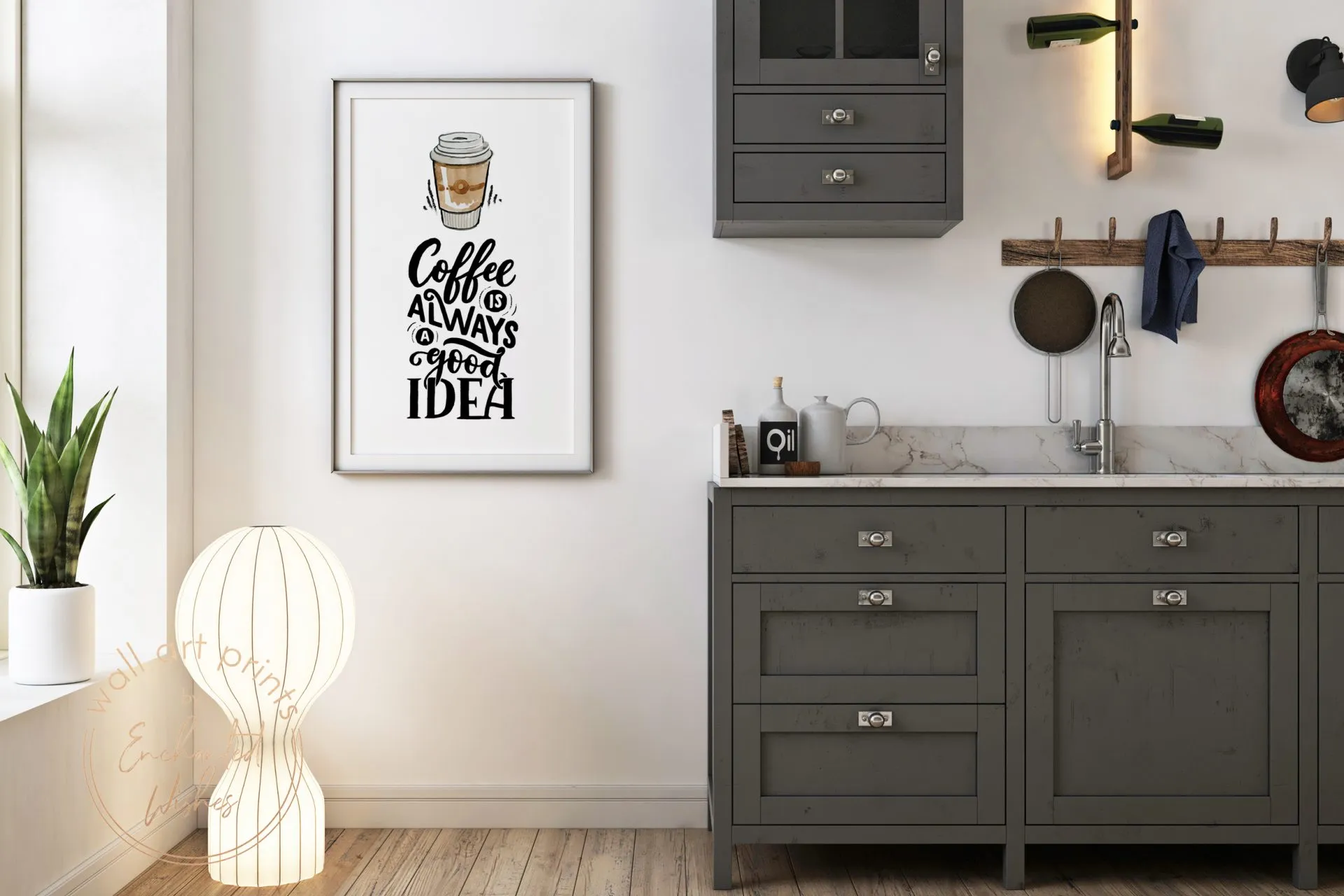 Coffee is always a good idea print