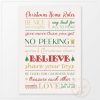 Christmas house rules print, printable