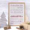 Christmas house rules print, printable