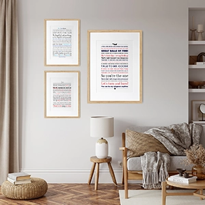 Movie & TV quote prints