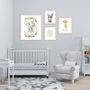 Nursery wall art and printables